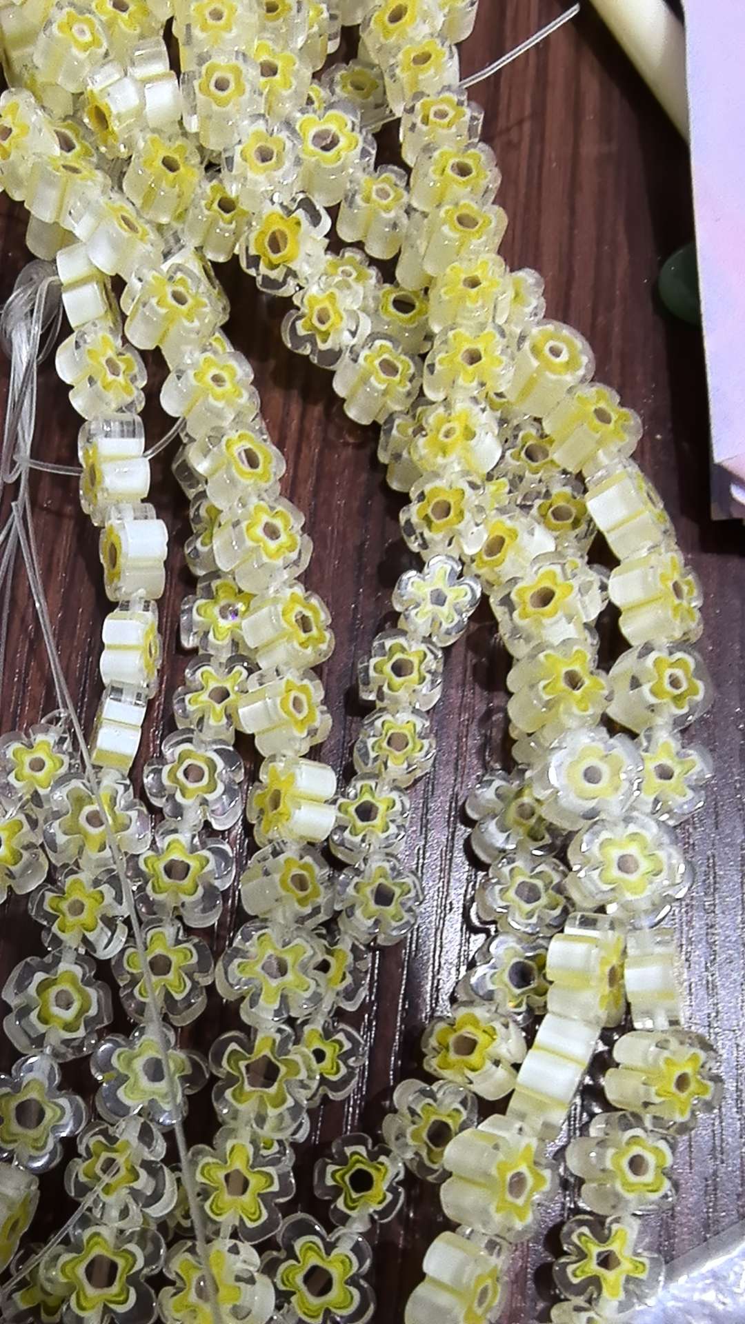 千花琉璃人工琉璃10mm梅花手链项链diy饰品配件厂家直销产品图