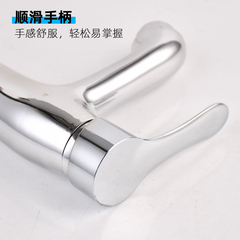 Manufacturers Wholesale Basin Single Hole Faucet Household Bathroom Wash Basin Single Cold Water Universal Faucet Specification drawing