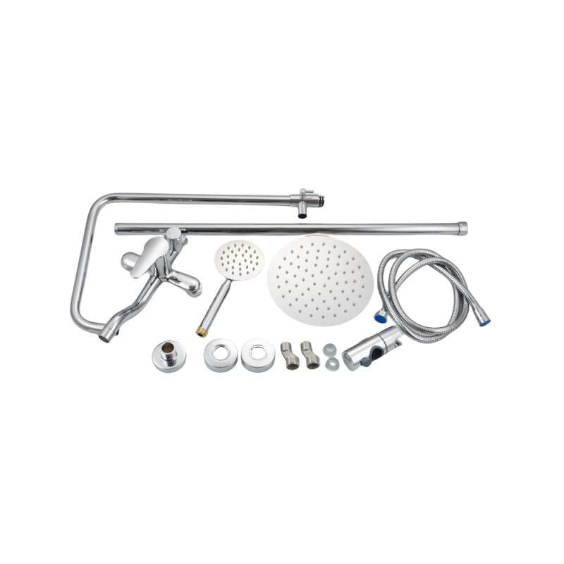 Source Factory Wholesale Precision Casting Electroplating Donald Duck Three Household Multi-Functional Hot And Cold Pressurized Shower Shower Set Item Picture