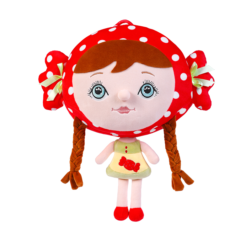Super cute cartoon girl plush backpack Item Picture
