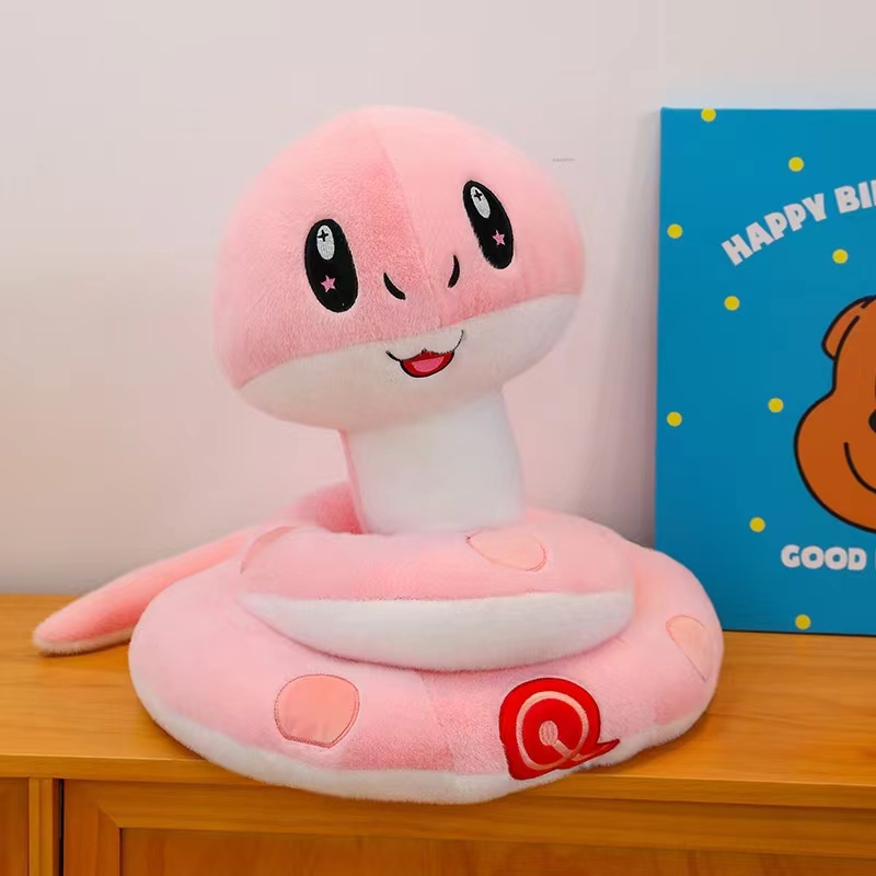 Simulated sweet snake plush toy doll, long snake doll, zodiac prop doll, birthday gift Item Picture