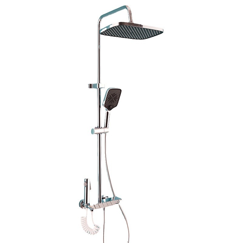 Shower Shower Set Manufacturers Brass Smart Button Shower For Sprinkler With Pressurized Shower Head details Picture