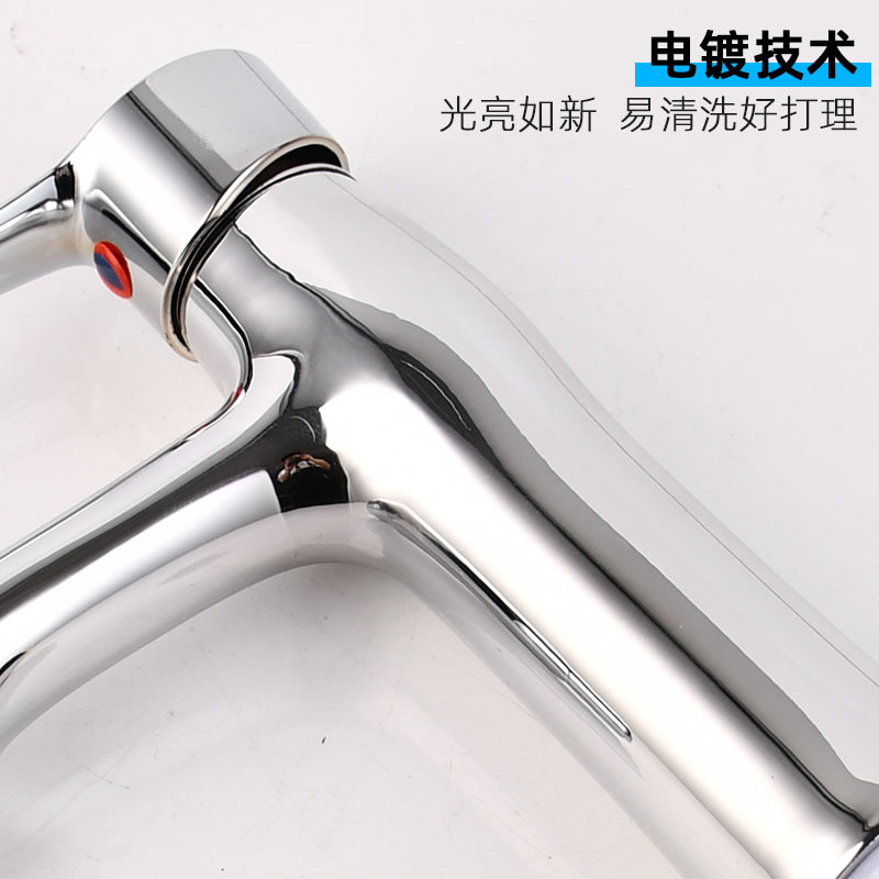 Manufacturers Wholesale Basin Single Hole Faucet Household Bathroom Wash Basin Single Cold Water Universal Faucet details Picture