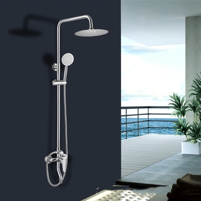 Source Factory Wholesale Precision Casting Electroplating Donald Duck Three Household Multi-Functional Hot And Cold Pressurized Shower Shower Set