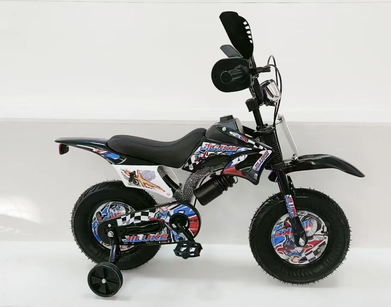 儿童自行车童车新款高质量儿童摩托自行车121620