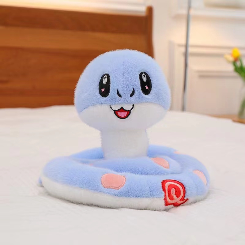 Simulated sweet snake plush toy doll, long snake doll, zodiac prop doll, birthday gift Specification image