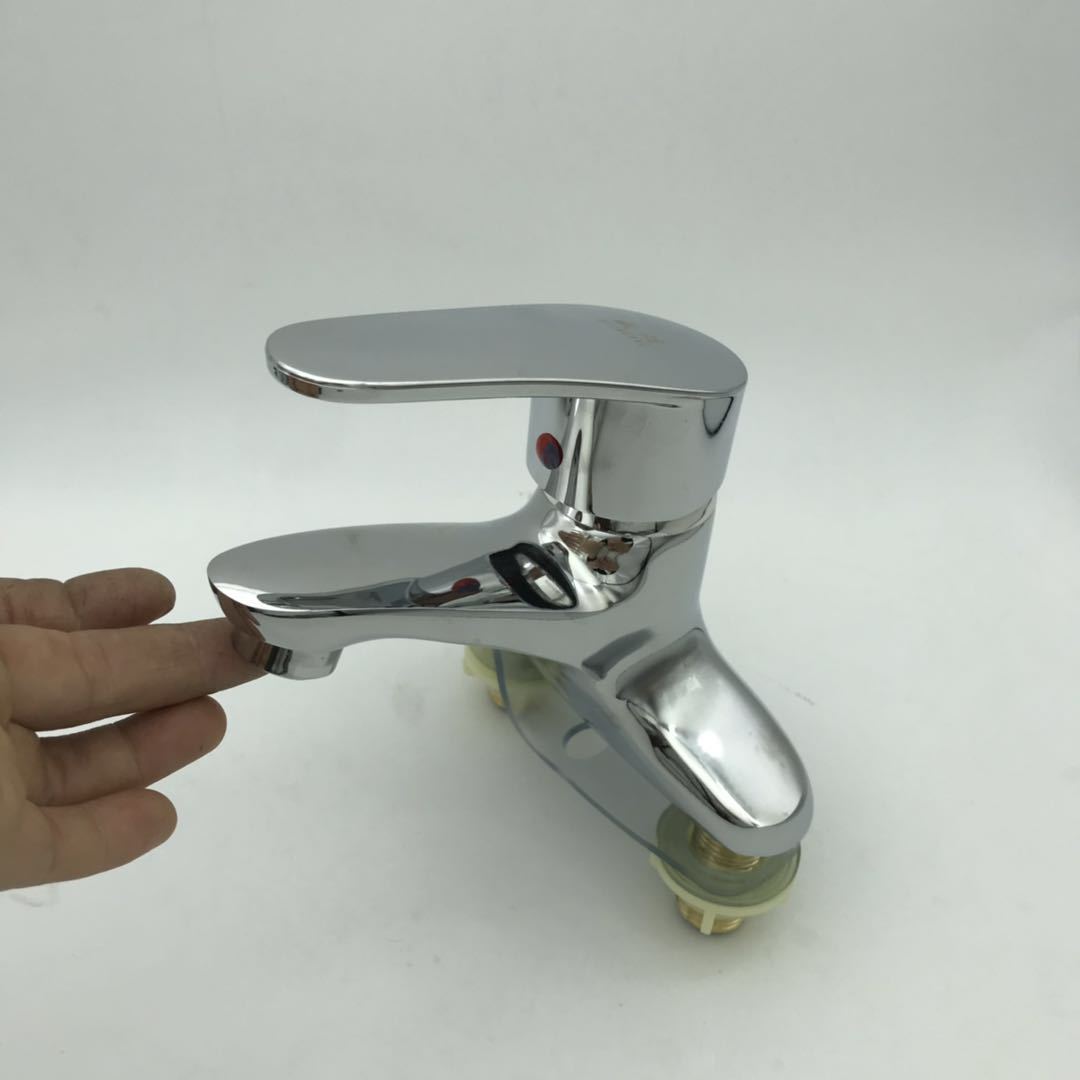 Self-Produced And Self-Marketed Seluo Double Faucet Hot And Cold Mixing Valve Faucet Washbasin Basin Table Basin Faucet details Picture