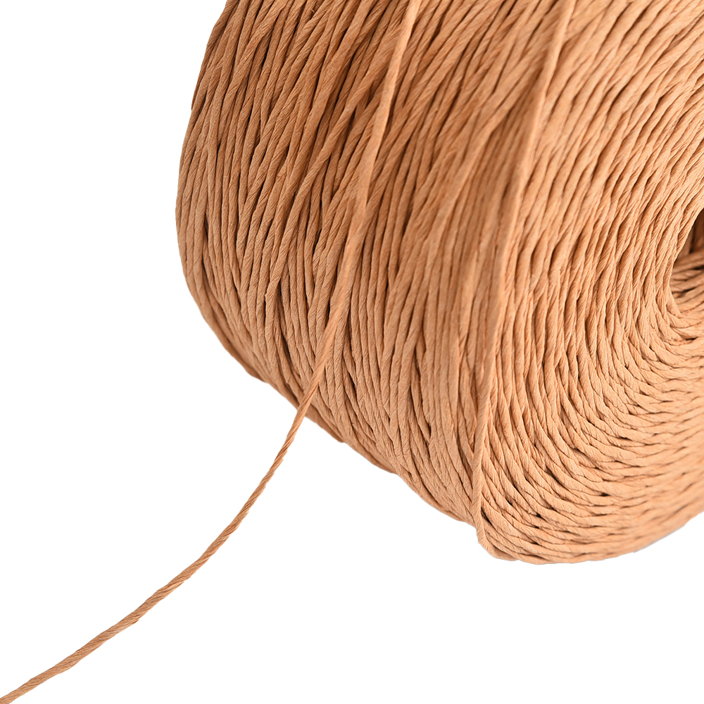 麻绳/棉绳/手工拉菲草绳/米色尼龙绳/腰绳白底实物图