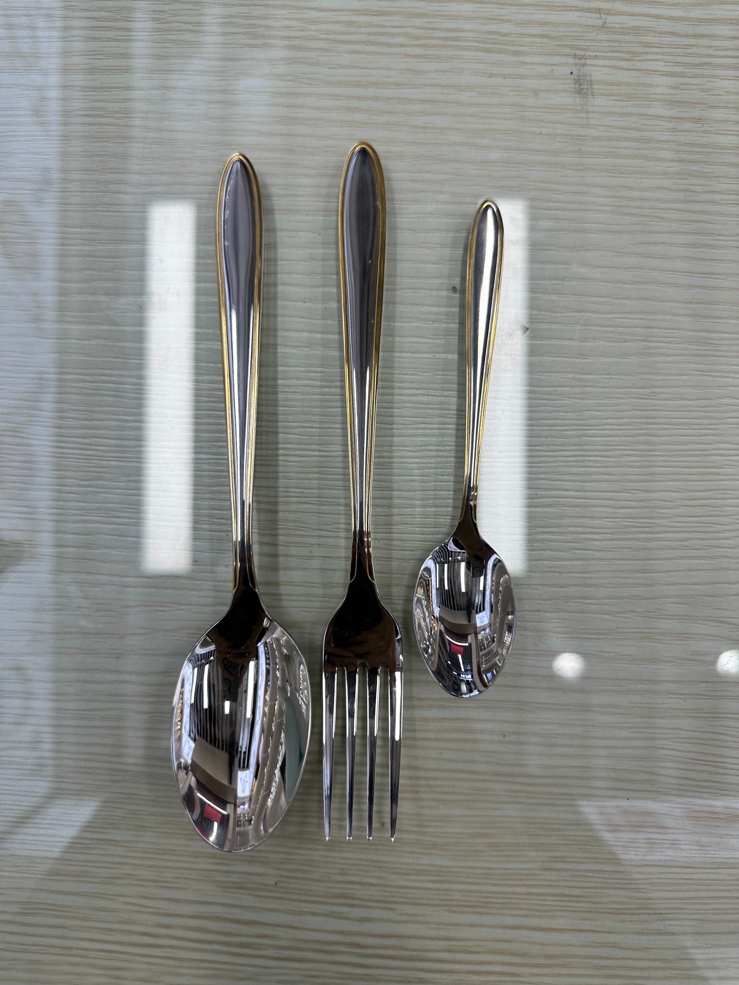 叉子/不锈钢勺子/刀叉餐具套装/刀叉餐具/调羹勺加厚细节图