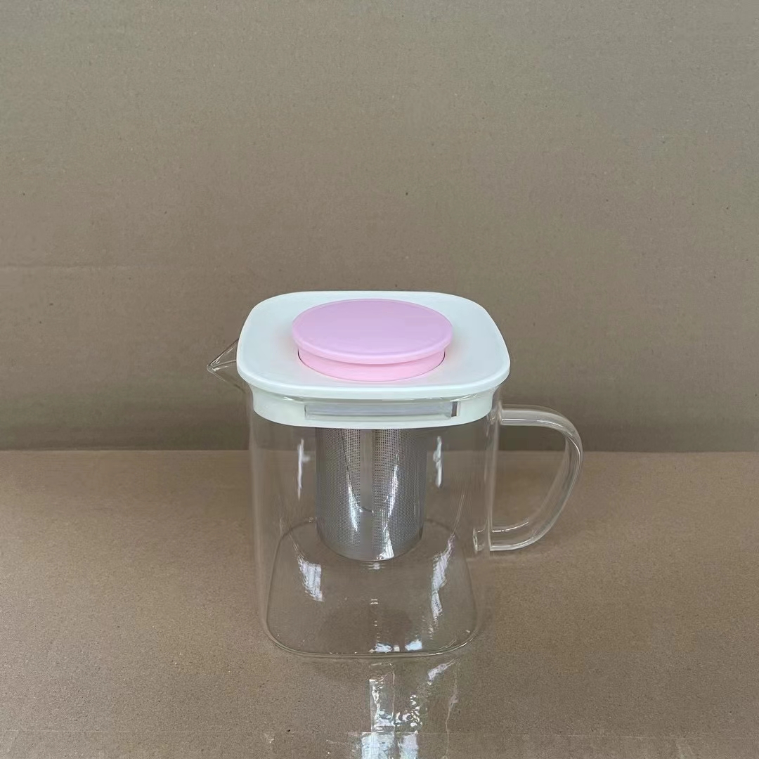 花茶壶玻璃杯茶水分离泡茶杯不锈钢耐高温玻璃水壶高硼硅办公室