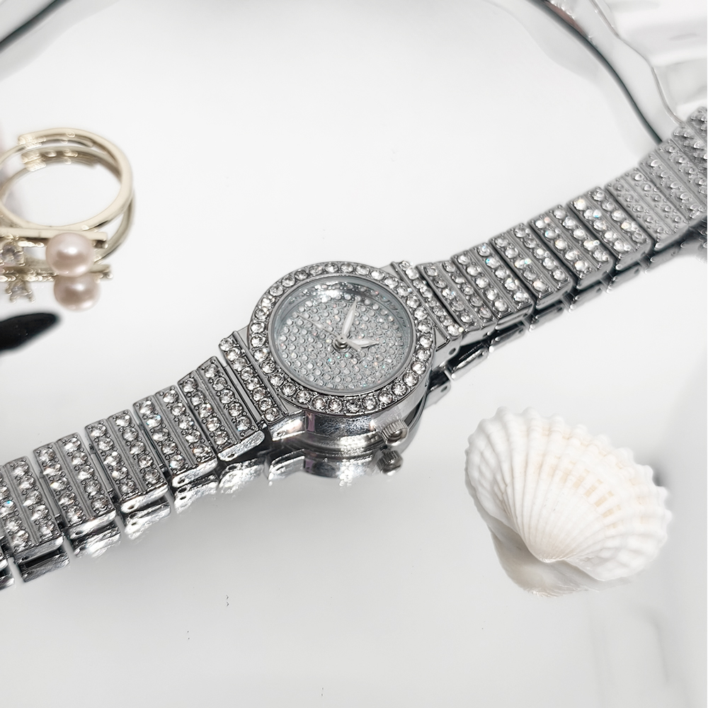 Steel Belt Fashion Leisure Compact Set Steel Belt Watch New Star Watch Women's Watch Wholesale Round Square details Picture