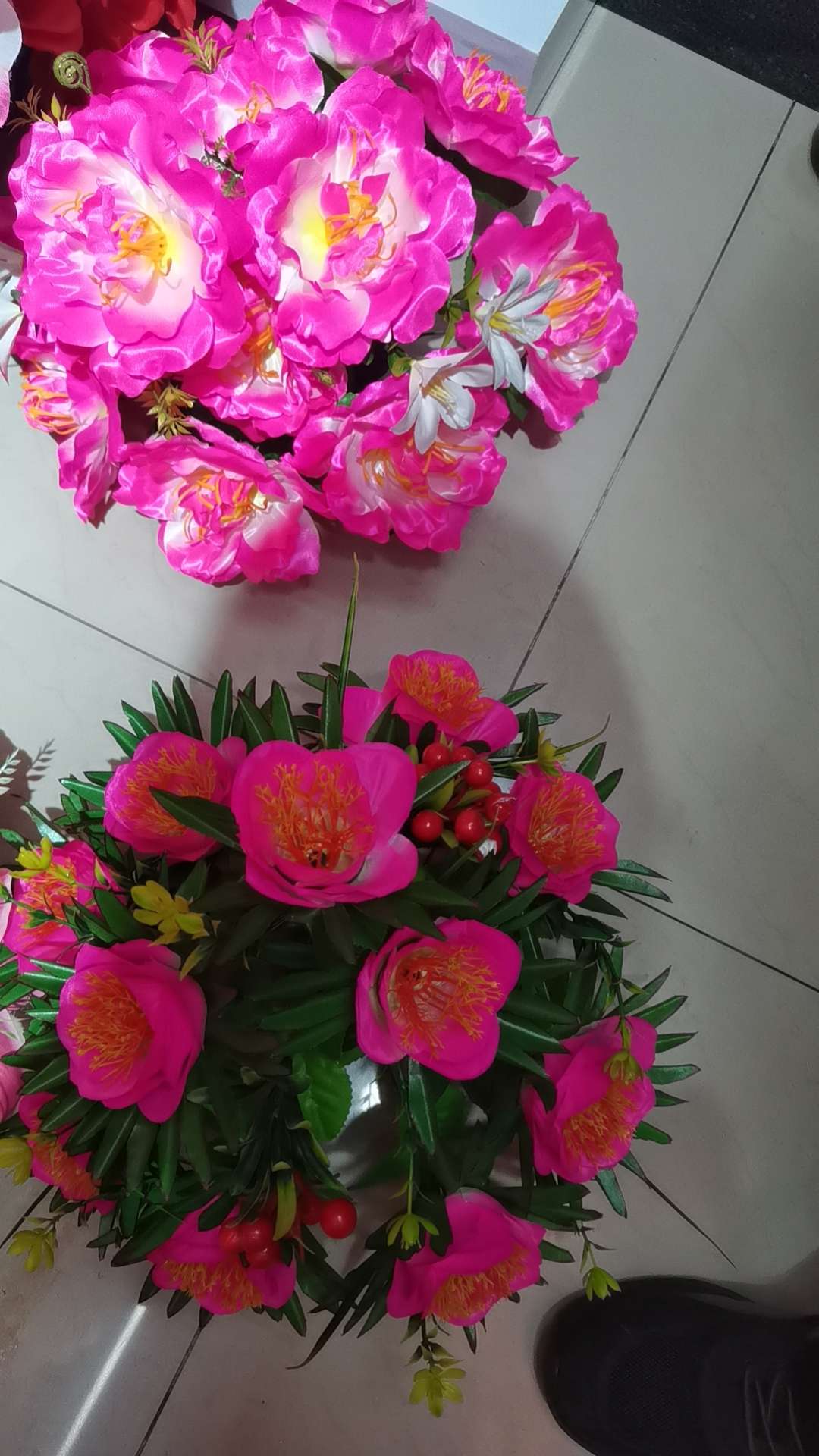 24头丹丹蕾高档仿真花瓣工艺品 逼真人造花礼品 高考花束装饰 仿真花硅胶制作 美观假花仿真花假花仿真花详情图1