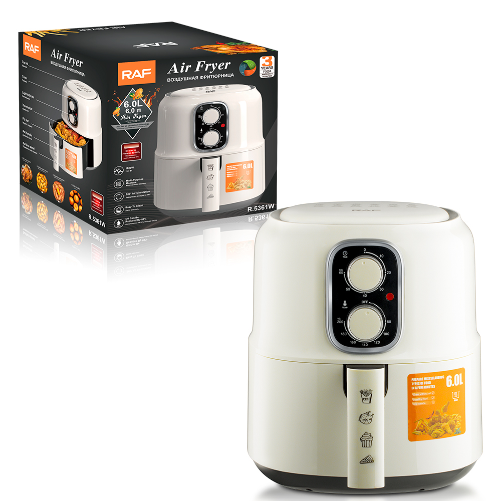 RAF European standard cross-border air fryer, large capacity 4L multi-functional household electric fryer, visual intelligent touch screen, oil-free Application Scenario
