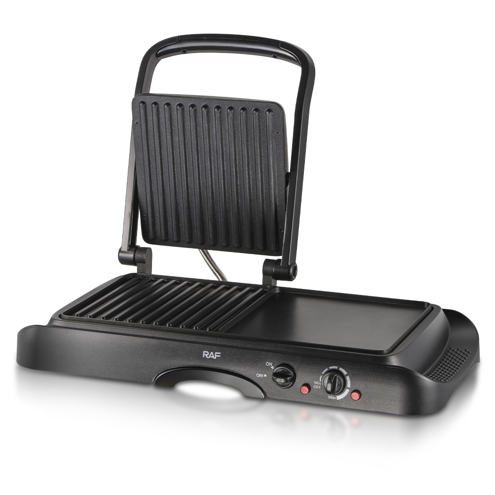 RAF European standard cross-border smokeless electric grill, household non-stick barbecue grill, teppanyaki steak grilling grill, multi-functional Item Picture