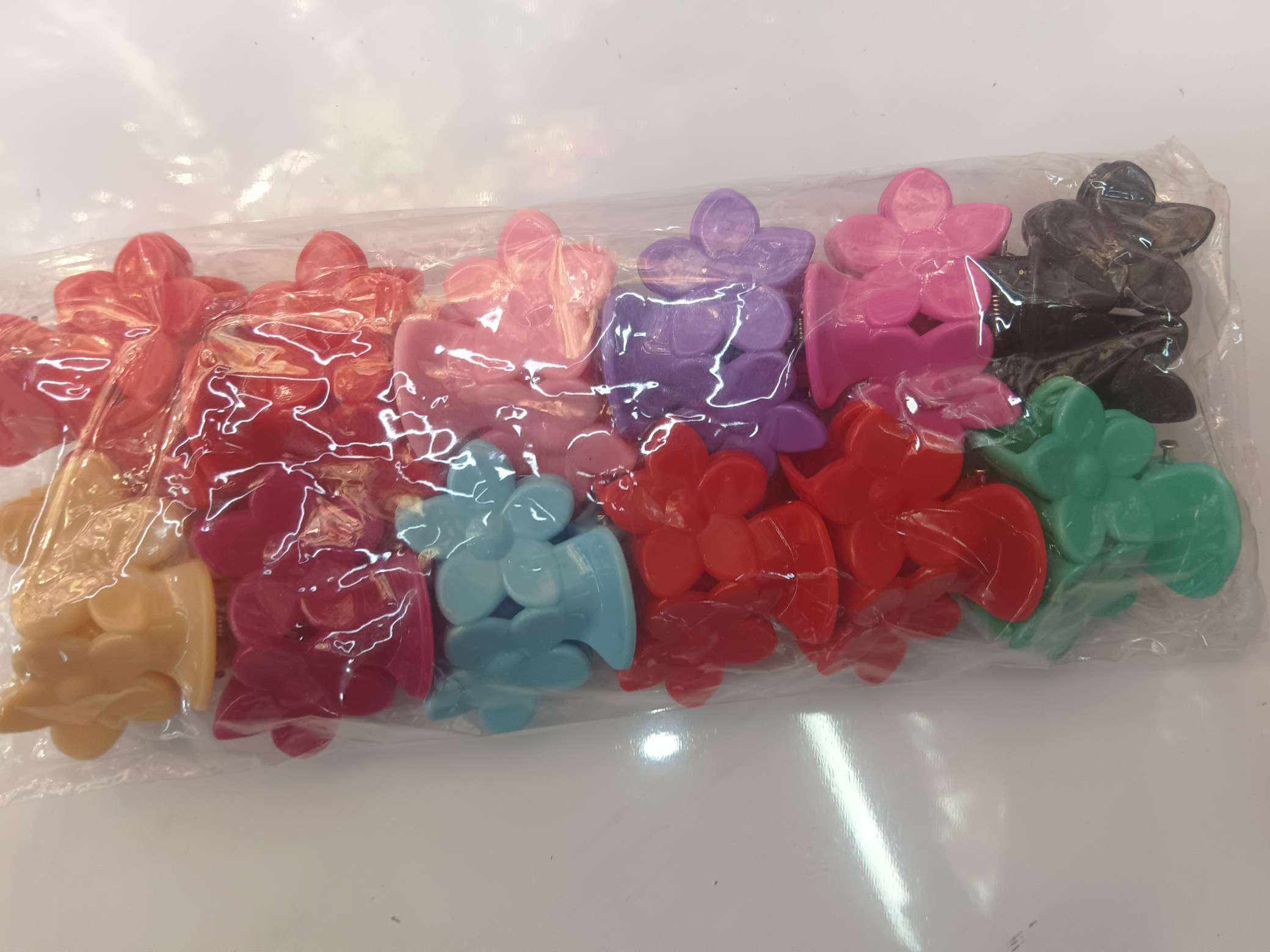 4公分五瓣花网红流行饰品彩色爪A2一12详情图3