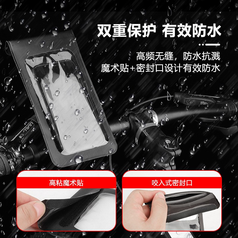 BG-2915BICI cycling bicycle mobile phone waterproof Bag Touch Screen mobile phone bag stand Bicycle waterproof Bag Bag Navigation Stand mobile phone stand equipment Item Picture