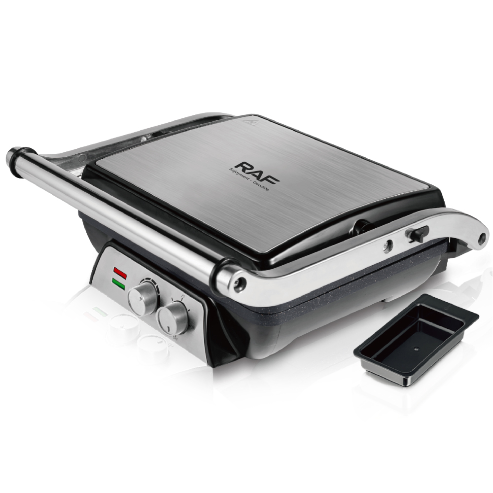 European-style household smokeless double-sided grilling steak machine, iron plate grilling sausage meat machine, sandwich bread breakfast machine Application Scenario