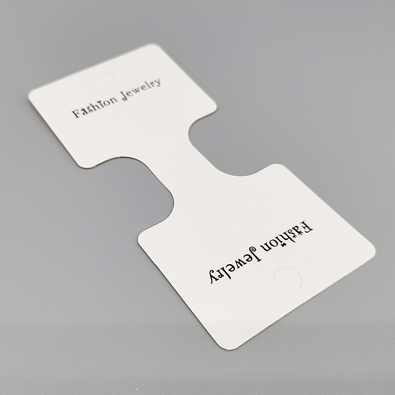 Factory direct sales of packaging accessories, necklaces, bracelets, leather bands, leather rings, folded hanging cards, white cards, cardboard, universal and popular. Folded size: 5.8*5.4cm. In stock: 100 yuan per purchase pic 2