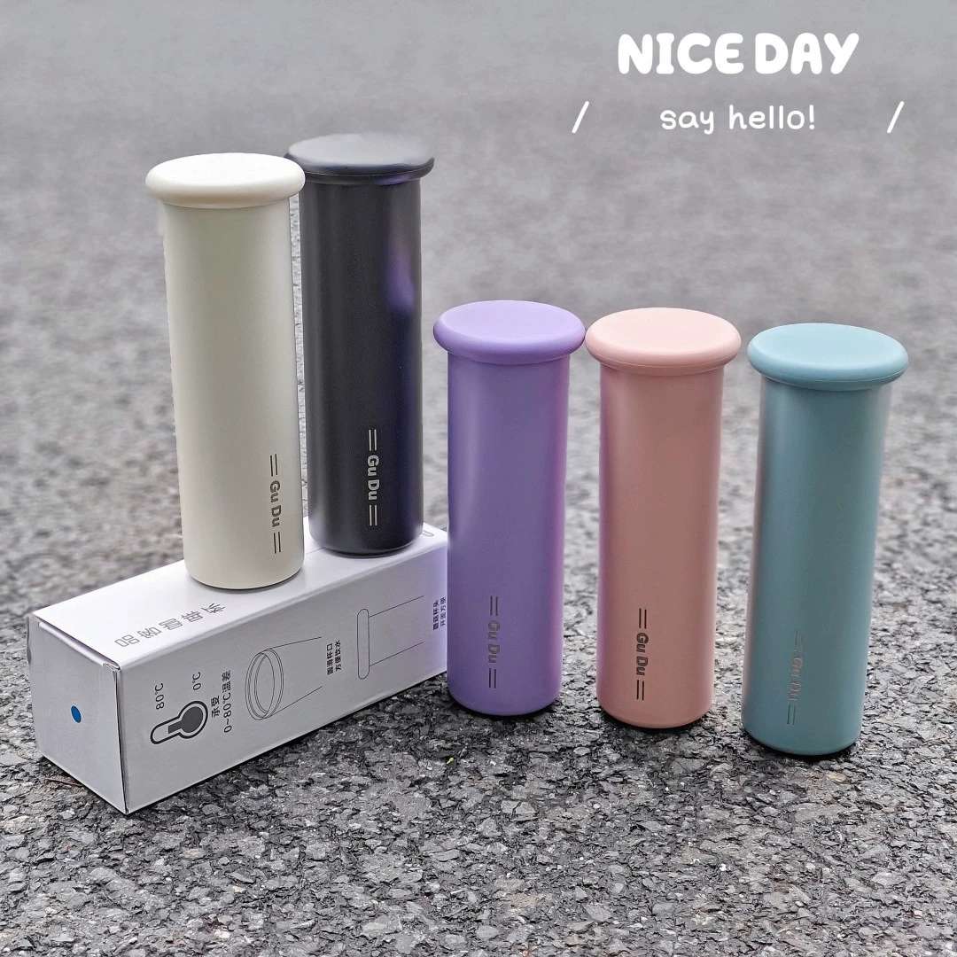 S98-YHSQ6026 high-grade stainless steel insulated cup, portable car cup, portable cup, small cold preservation straight cup detail image 5