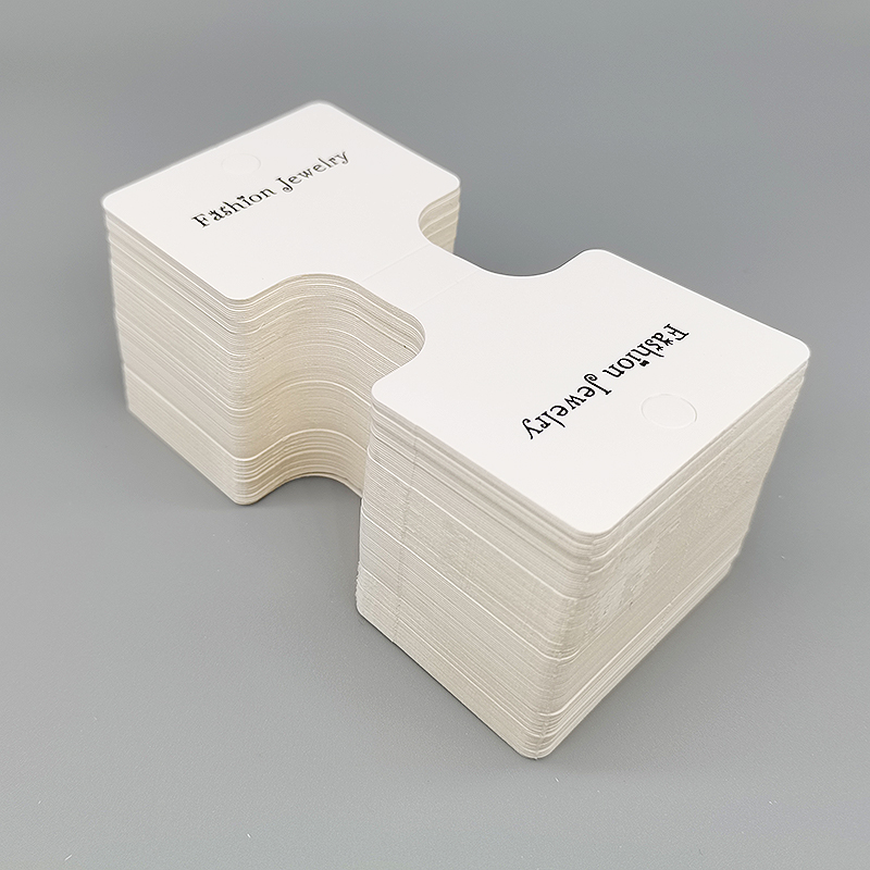 Factory direct sales of packaging accessories, necklaces, bracelets, leather bands, leather rings, folded hanging cards, white cards, cardboard, universal and popular. Folded size: 5.8*5.4cm. In stock: 100 yuan per purchase pic 7