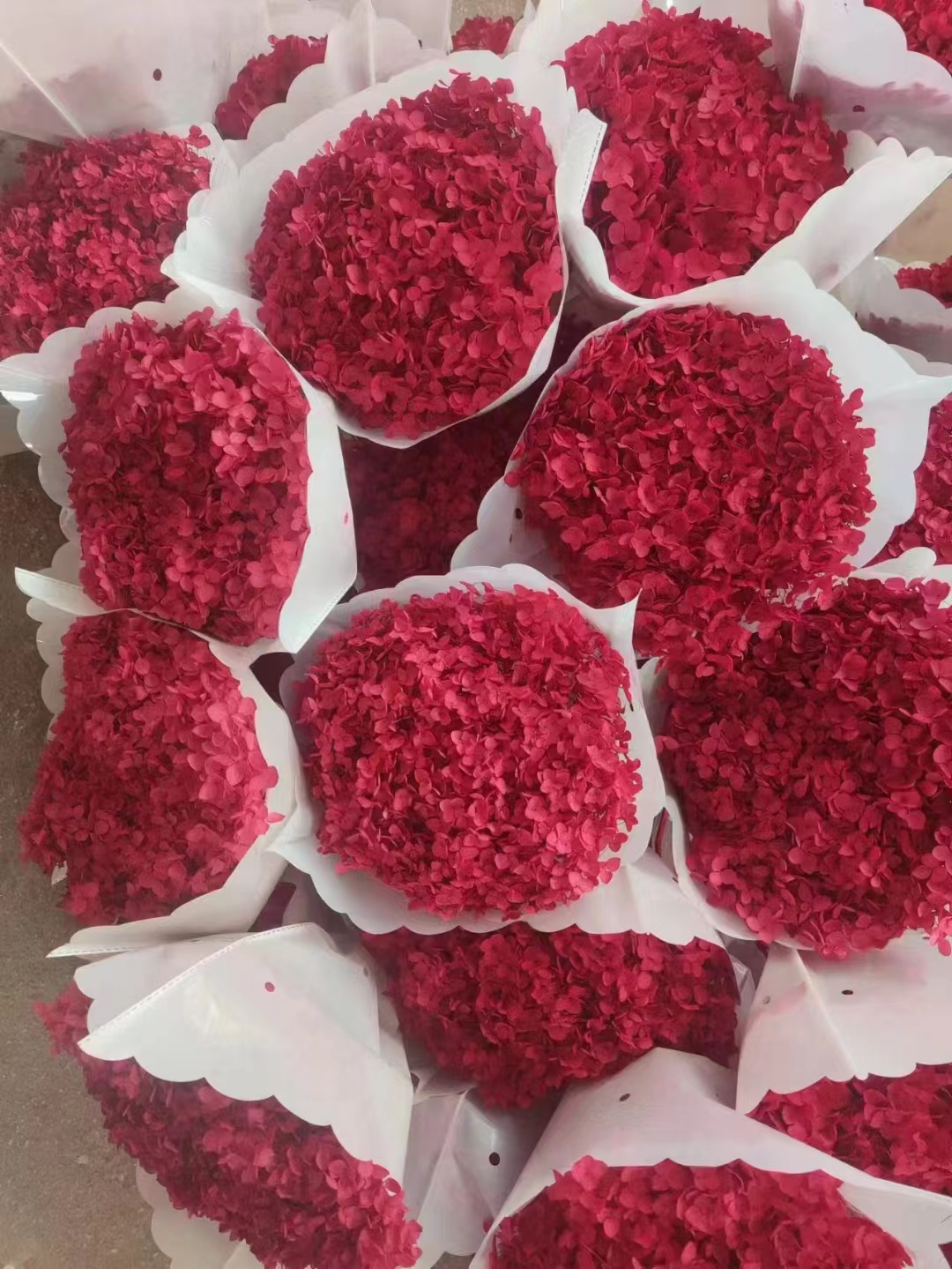 永生花/玻璃罩永生花/手工编织diy花/藤圈/毛线勾编积产品图