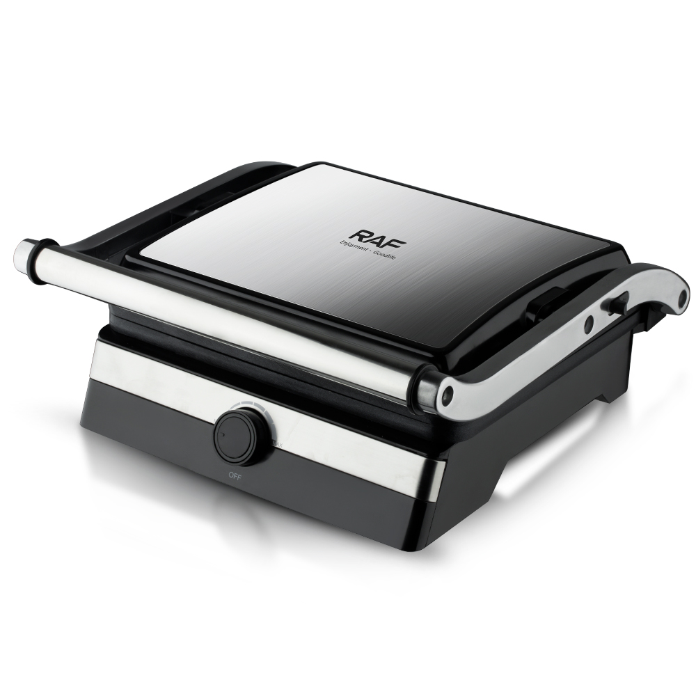 RAF Cross-border European-style home panini machine, sandwich machine, breakfast machine, barbecue and sausage machine, hamburger steak machine Item Picture