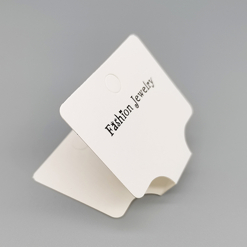 Factory direct sales of packaging accessories, necklaces, bracelets, leather bands, leather rings, folded hanging cards, white cards, cardboard, universal and popular. Folded size: 5.8*5.4cm. In stock: 100 yuan per purchase pic 5