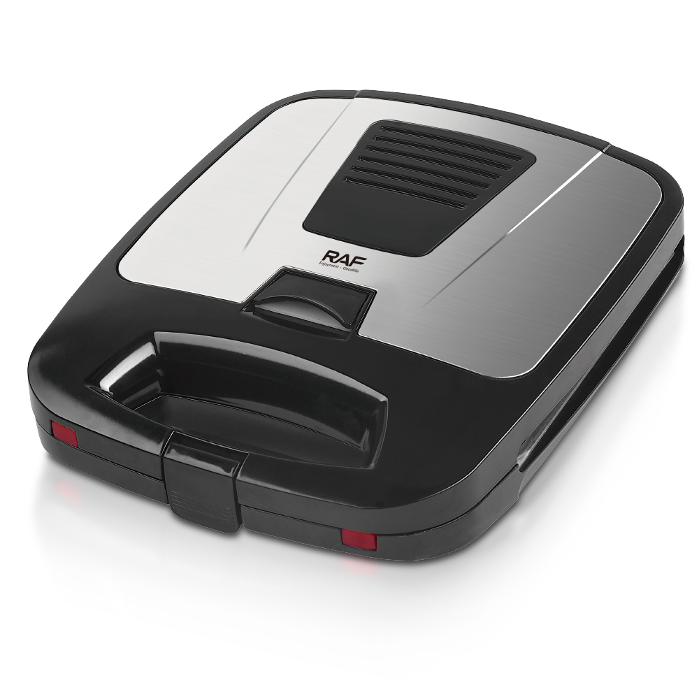 RAF two-in-one household steakmachine, hamburger machine, egg frying machine, Panini sandwich machine, bread breakfast barbecue machine Specification drawing