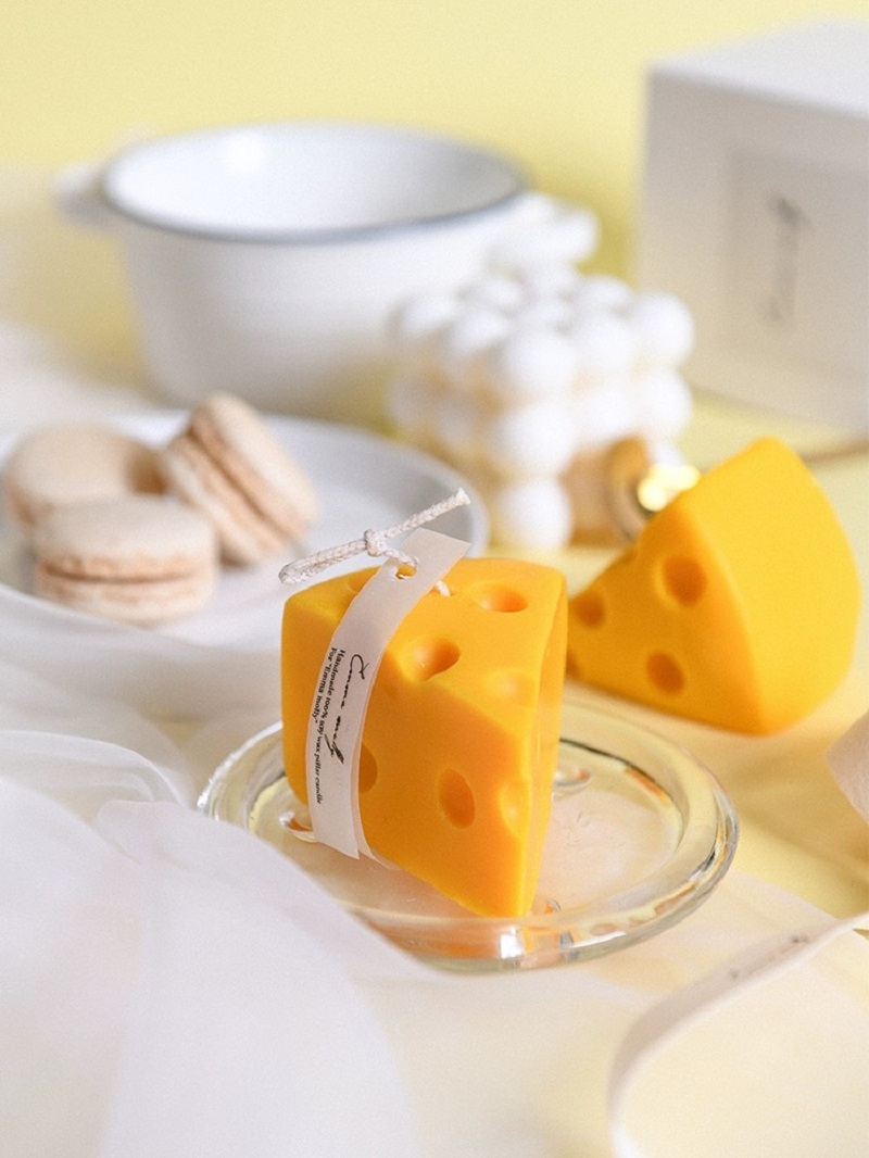 ins Decorative items, scented candles, souvenirs, cheese-scented candles, creative party decorations, restaurant table ornaments, flameless scented candles, solid scented candles, scented candles, scented candles, home scented candles, scented candles sets details Picture