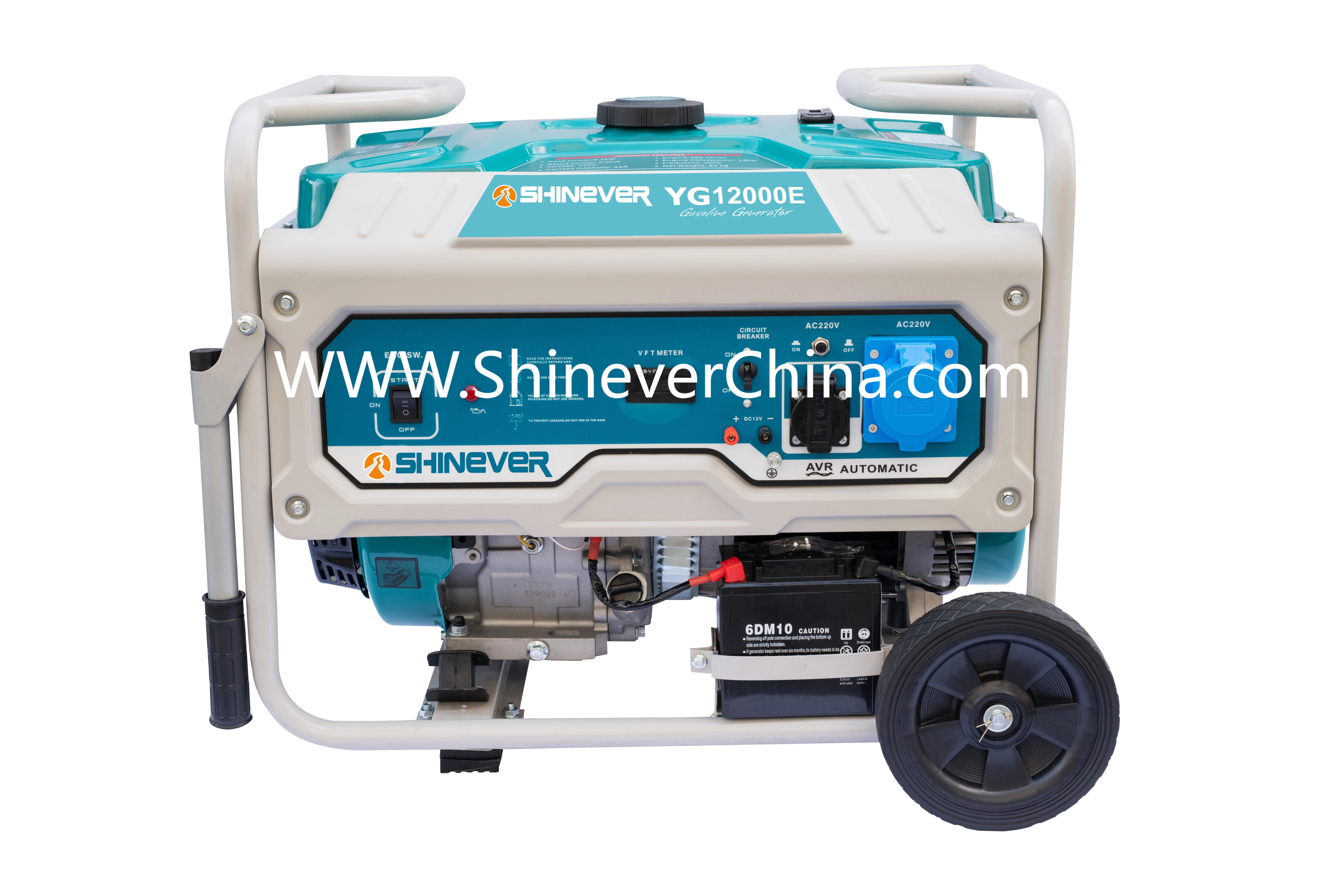 Shinever 油汽两用发电机组 Gasoline &NG/LPG Generator 10KW/12KVA 