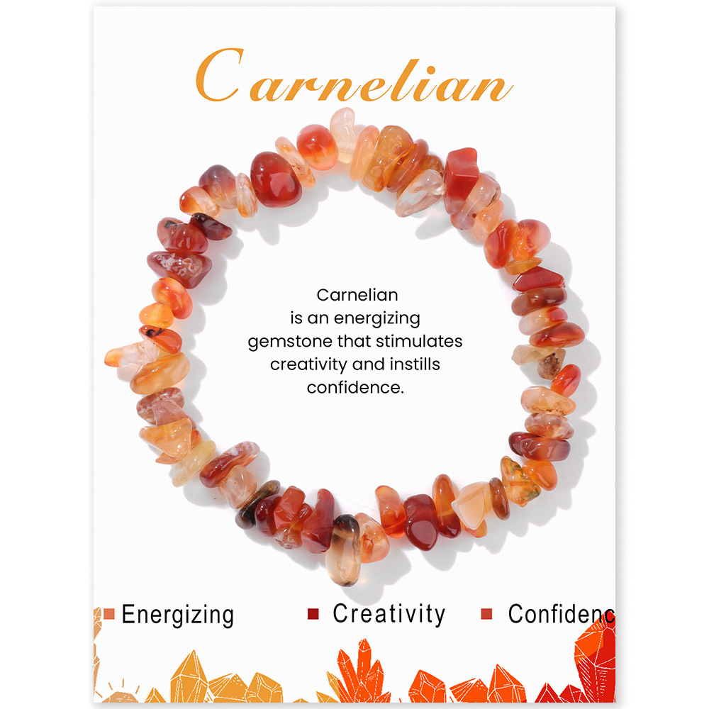 天然石手链，珠宝手链，弹力绳手串 天然碎石手链手链手串首饰饰品详情18