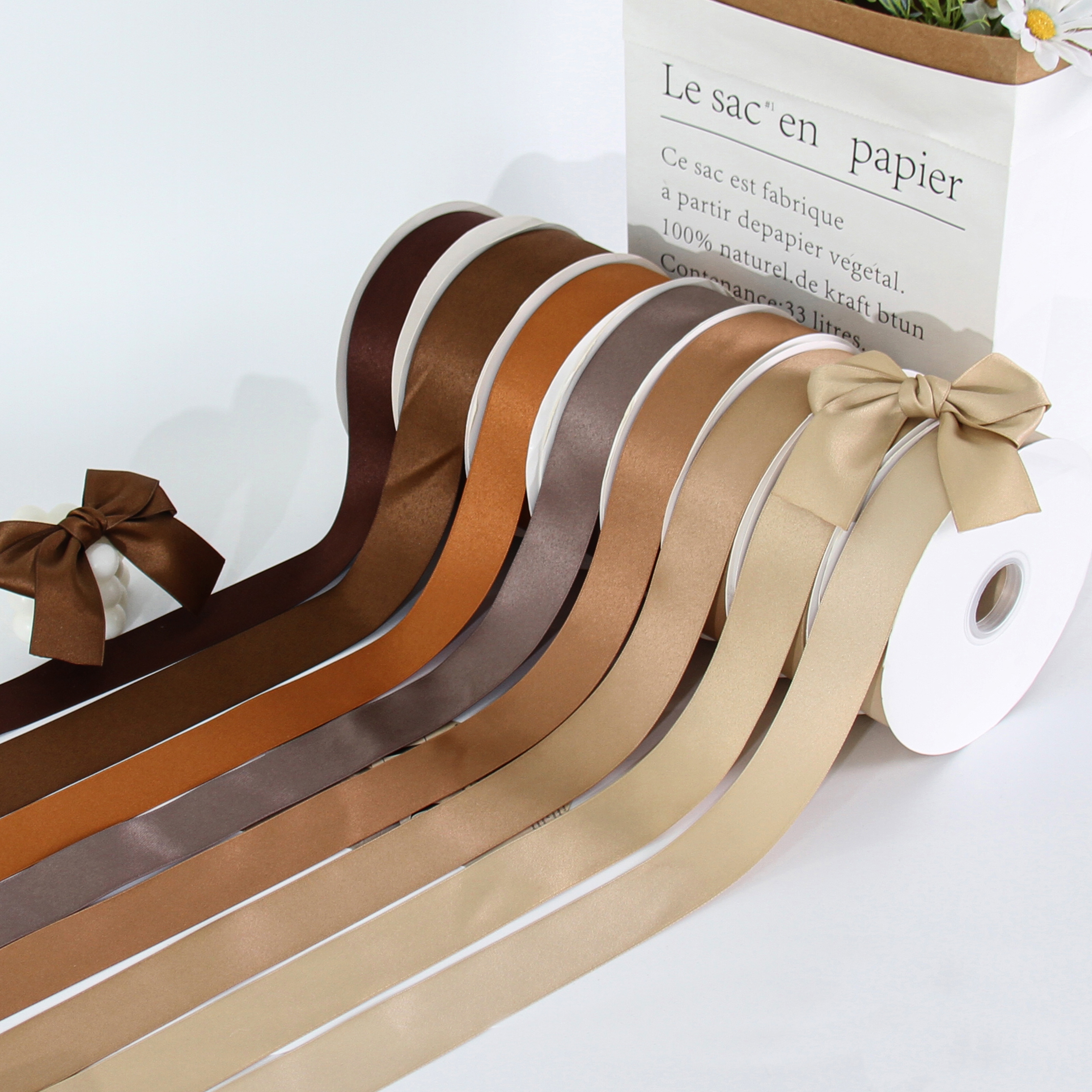 Korean double-sided polyester-cotton ribbons, webbing, bows, ribbons, DIY webbing, hair accessories, diy pendants, gift packaging, shoes, flower hats, ribbons, clothing materials, clothing accessories, lace, flower packaging, ribbons, cakes, gift boxes, straps