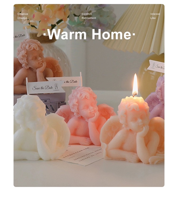 Little Angel with Wings handcrafted sculpture, Fragrance, aromatherapy, candle, cake decoration, decorative item, wedding gift, flameless aromatherapy, solid aromatherapy, aromatherapy, aromatherapy, candle, home aromatherapy, essential oil, aromatherapy, candle, fragrance, aromatherapy pic 6