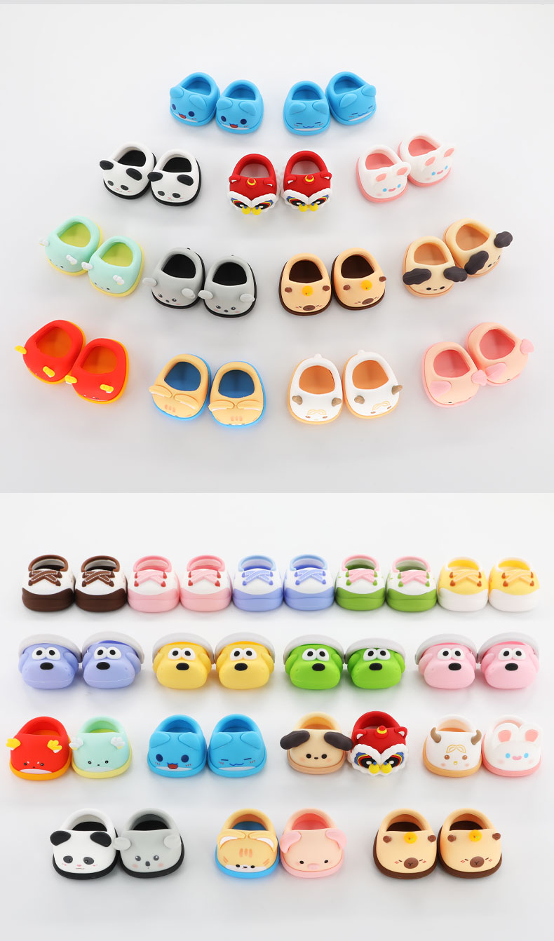 娃娃鞋子配饰20cm棉花娃娃换装拖鞋可爱娃用鲨鱼兔子狗狗学步鞋娃娃鞋子配饰20cm棉花娃娃换装拖鞋可爱娃用鲨鱼兔子狗狗学详情5