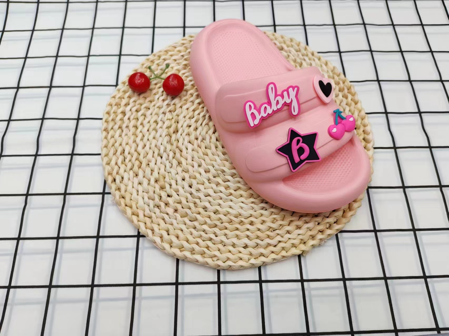 Summer fashion and cute outerwear flip-flops details Picture
