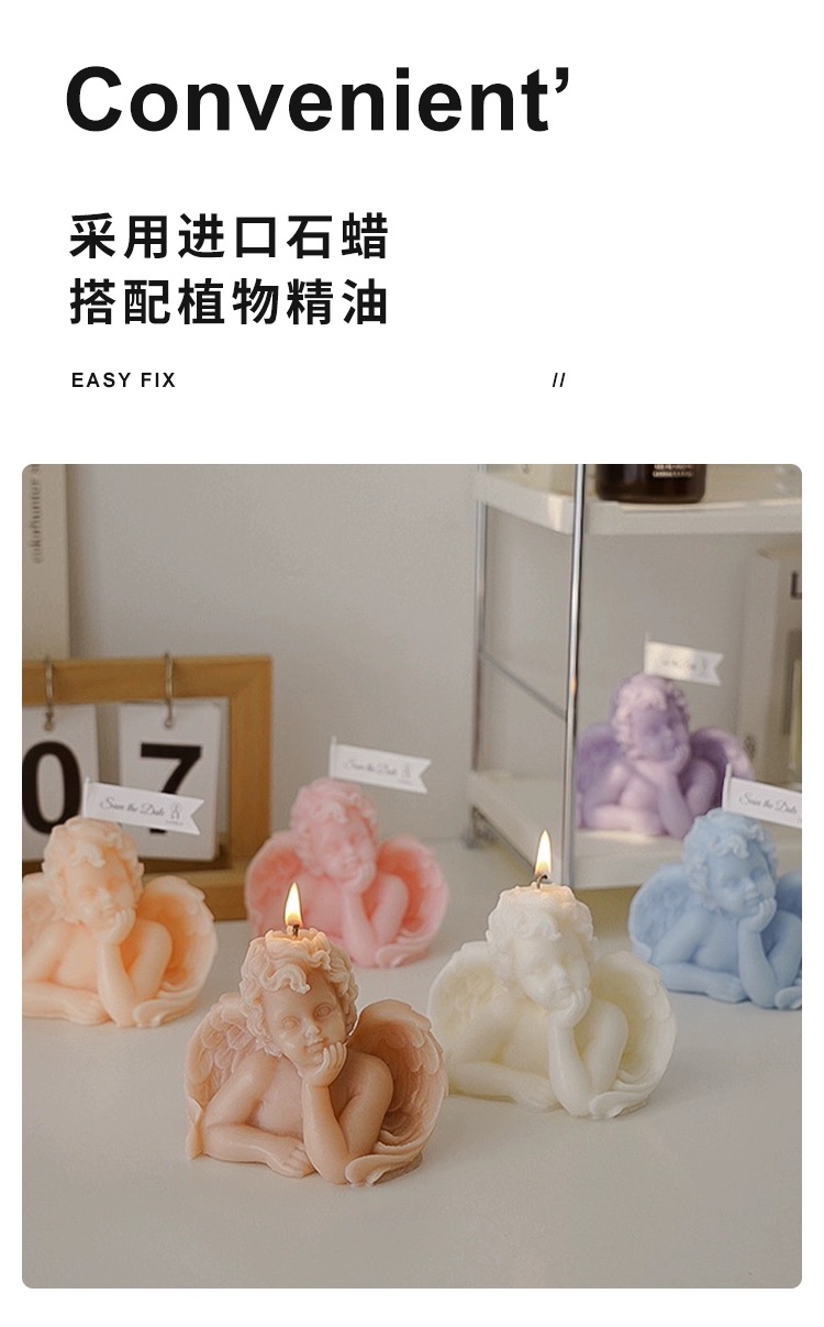 Little Angel with Wings handcrafted sculpture, Fragrance, aromatherapy, candle, cake decoration, decorative item, wedding gift, flameless aromatherapy, solid aromatherapy, aromatherapy, aromatherapy, candle, home aromatherapy, essential oil, aromatherapy, candle, fragrance, aromatherapy pic 3