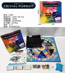 Cross-border selling French Trivial Pursuit trivia card game puzzle toy
