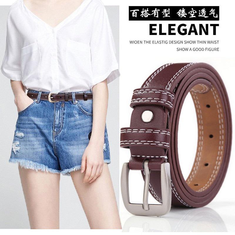 Belt ladies simple casual everything with Korean trend bf style fashion personality student Korean version thin waist with female decoration thumbnail