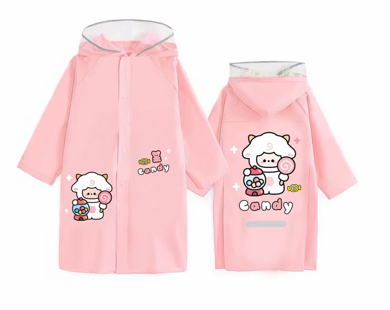 TPV环保材质儿童雨衣面料柔软产品图