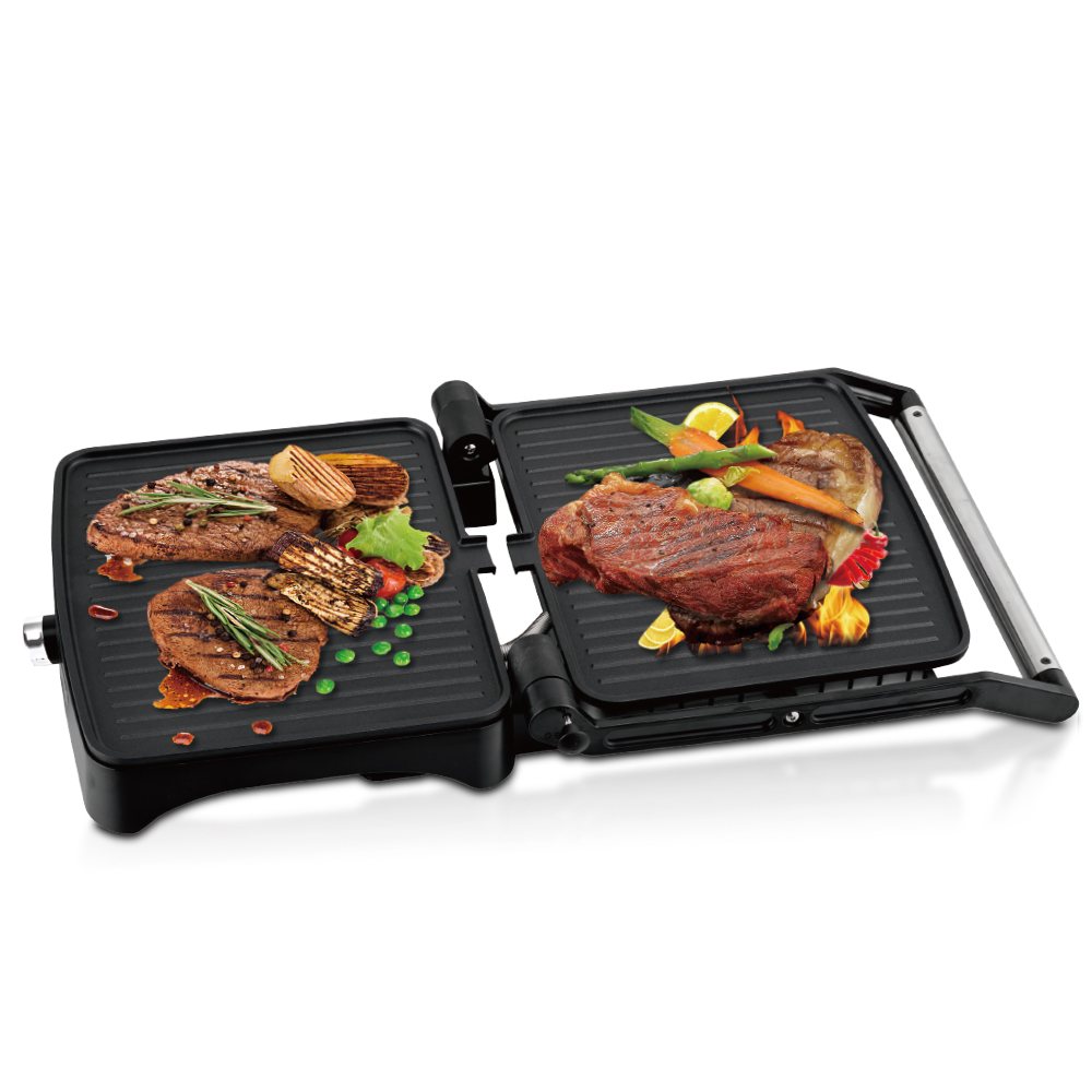 European-style household multi-functional steakmachine, grilled steak machine, iron plate barbecue meat machine, breakfast machine, and steakmachine Specification drawing