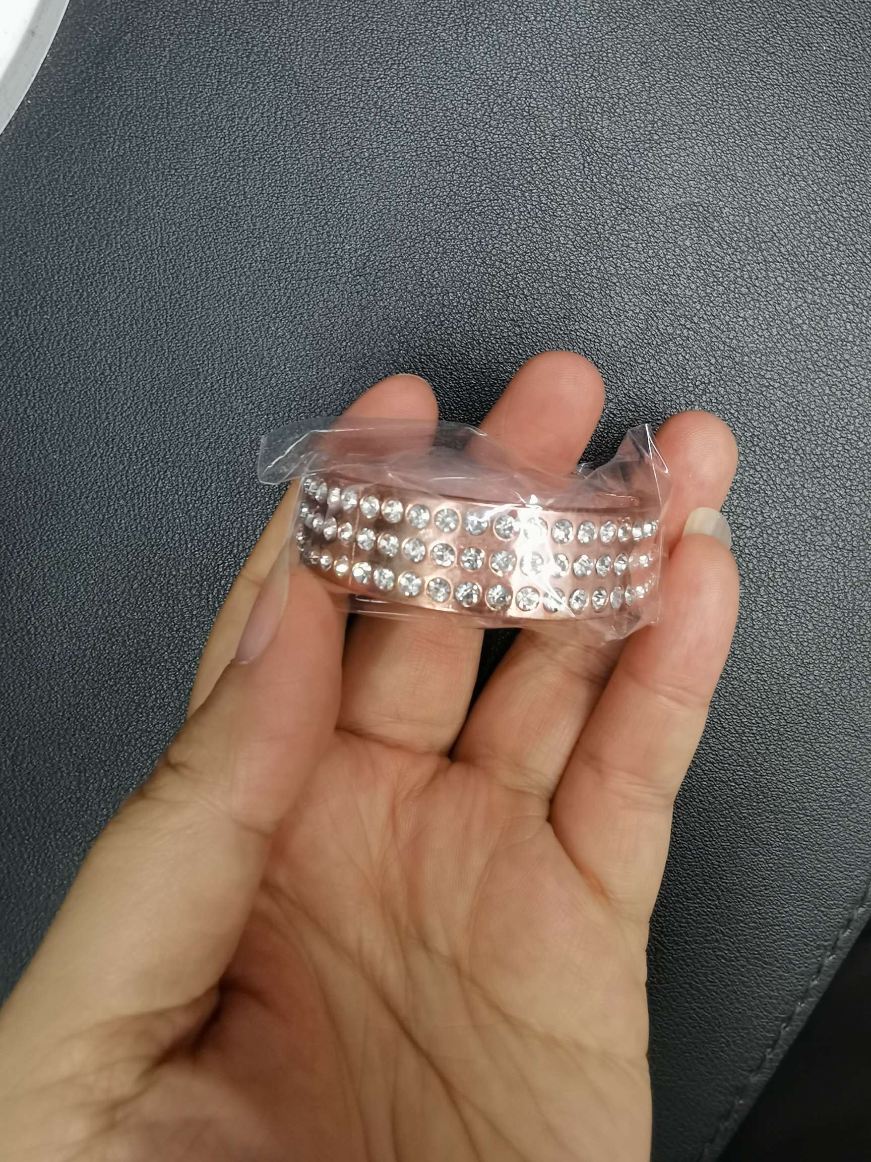 D形餐巾环点钻D扣餐巾环精致合金金属餐厅饰品