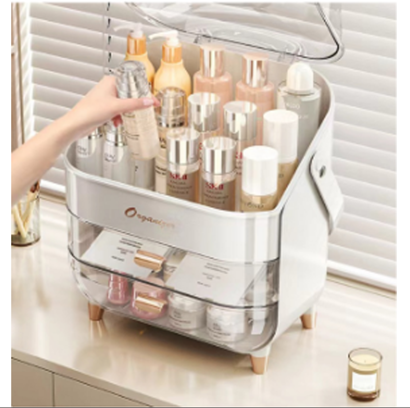 Cosmetics storage box, storage box, transparent cosmetics storage box details Picture