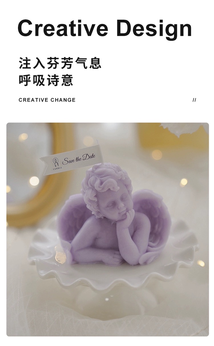 Little Angel with Wings handcrafted sculpture, Fragrance, aromatherapy, candle, cake decoration, decorative item, wedding gift, flameless aromatherapy, solid aromatherapy, aromatherapy, aromatherapy, candle, home aromatherapy, essential oil, aromatherapy, candle, fragrance, aromatherapy pic 8