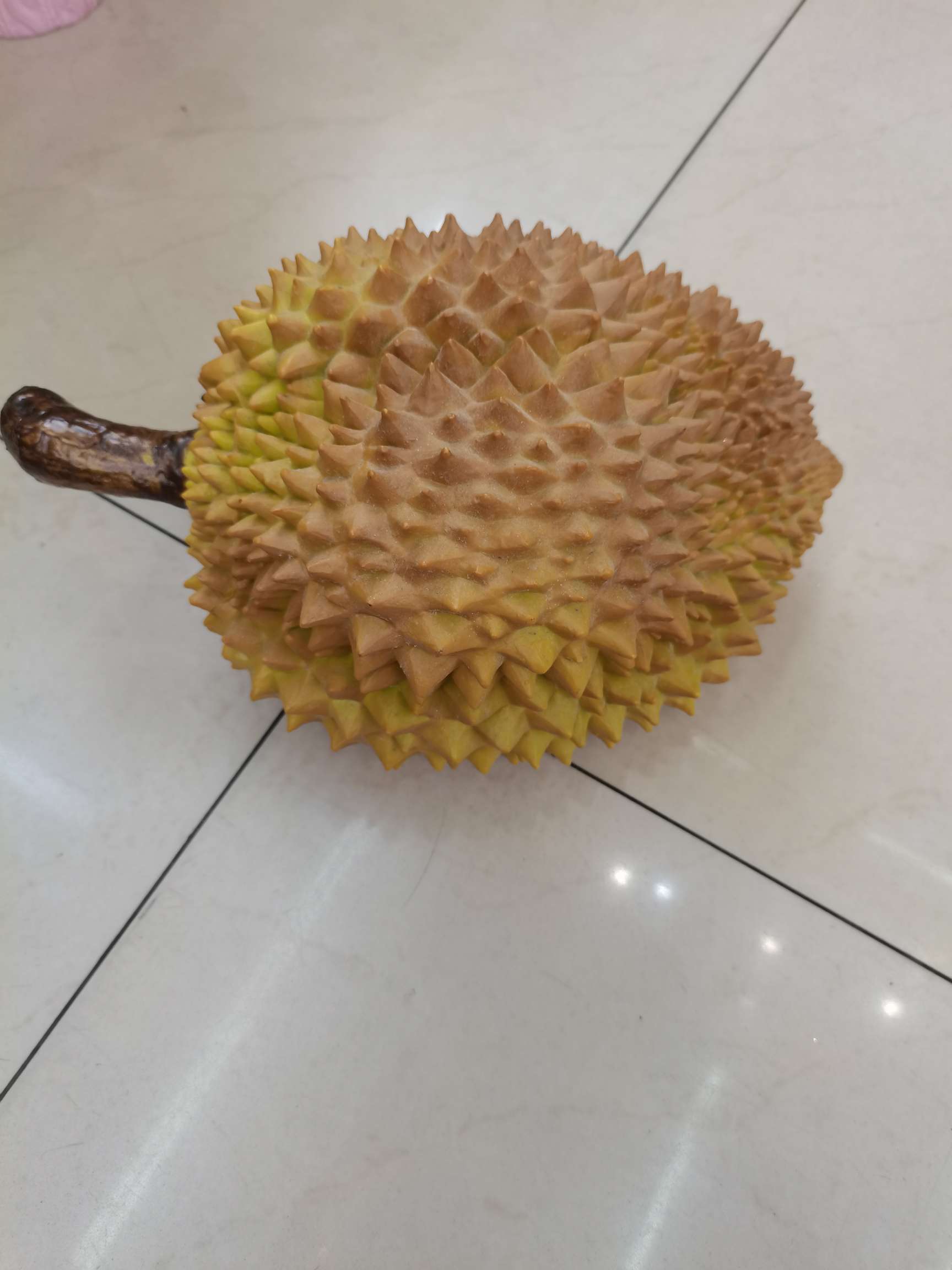 仿真水果，榴莲，材质：塑胶，用途：道具， 家居摆色，型号：大，中，小产品图