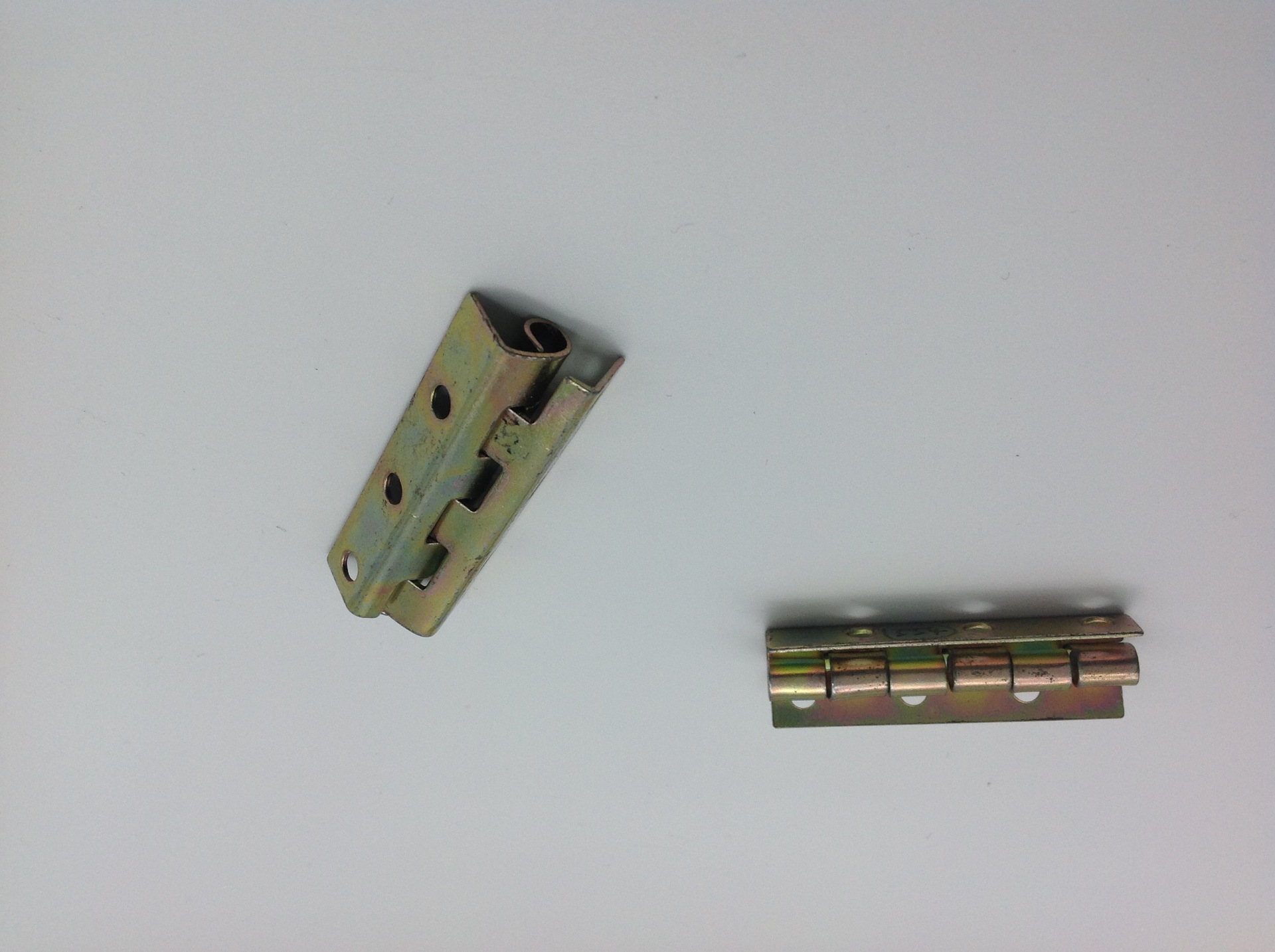 1 Iron plated color zinc square hinge cabinet door hinge Item Picture