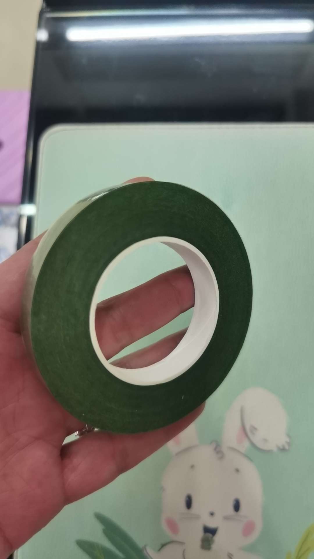 花艺胶带，丝网花材料diy假花绿铁丝2号花枝胶包手工玫瑰花钩织花杆花艺钩针详情图14