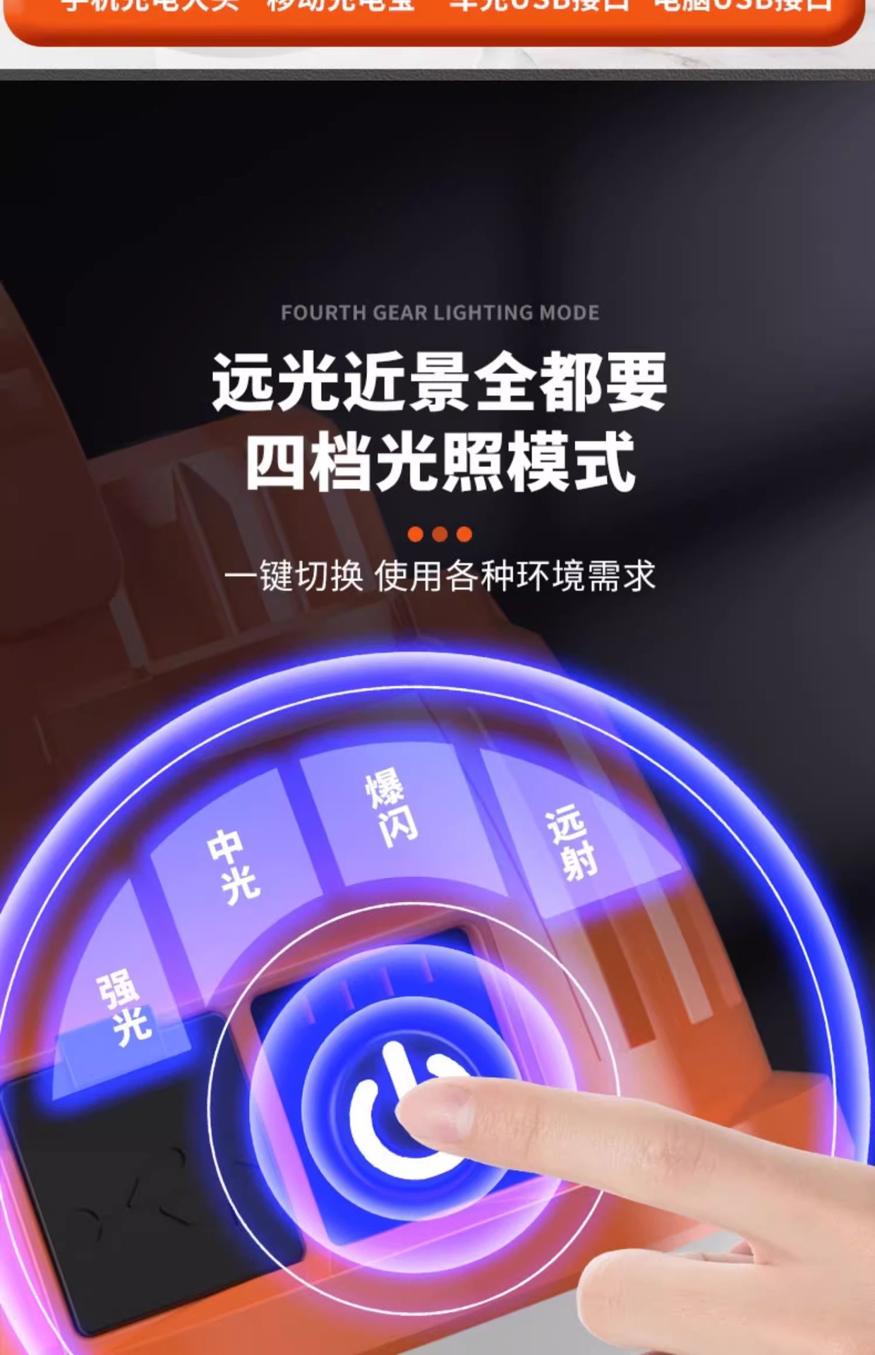 露营灯led充电户外照明超亮野营地帐篷摆摊超长续航家用应急挂灯详情6