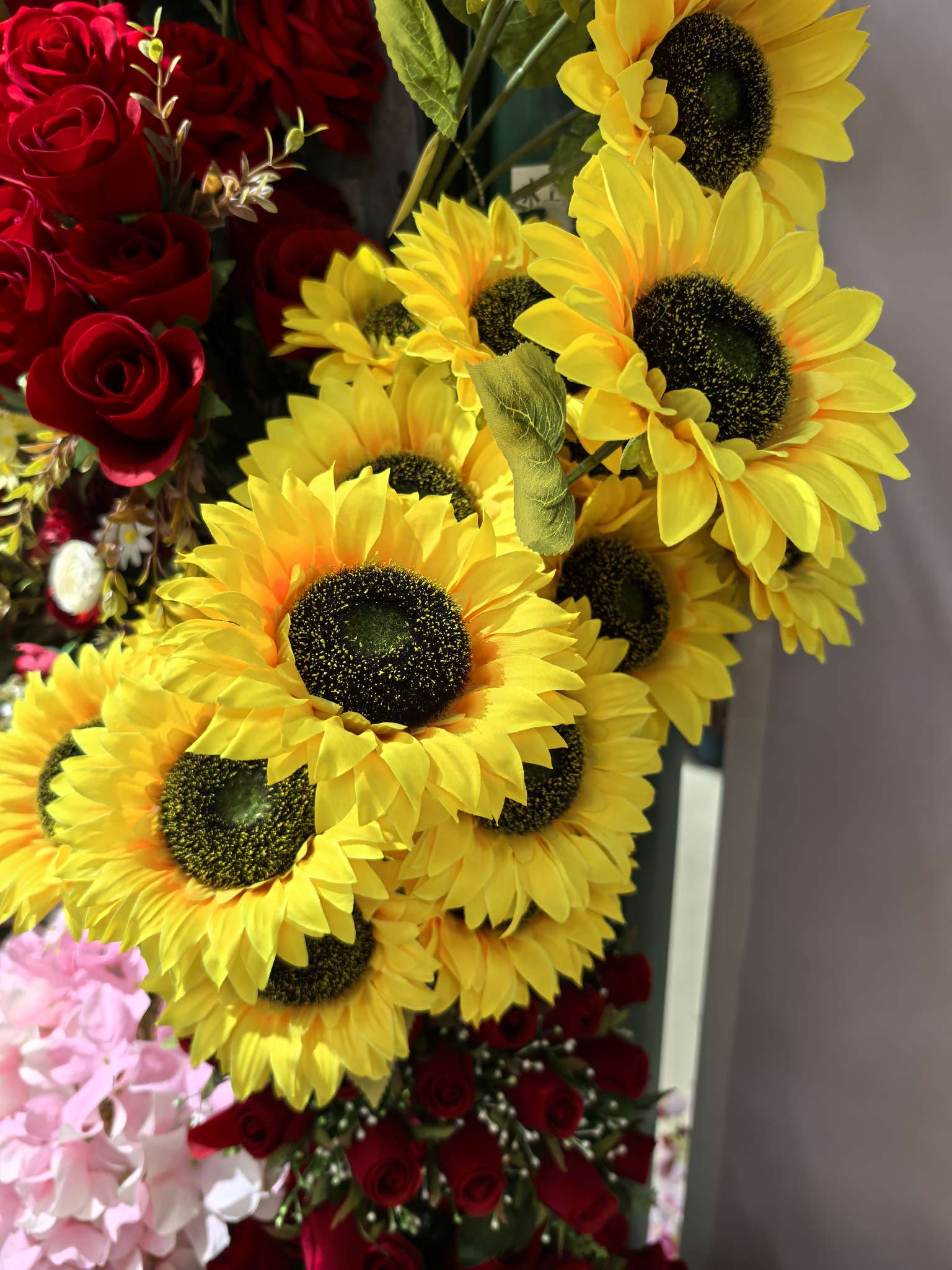 高考祝福礼品 仿真花瓣工艺品 假花仿真花人造花 高考花束 仿真花硅胶精制 美观耐用仿真花假花仿真花人造花高考花束详情图2