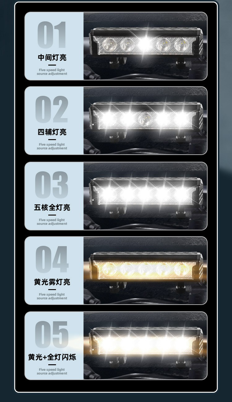 FY-339A-3 aluminum alloy bicycle headlight, mountain bike headlight, bicycle USB charging headlight, high-intensity lighting flashlight, night cycling lighting headlight equipment pic 8