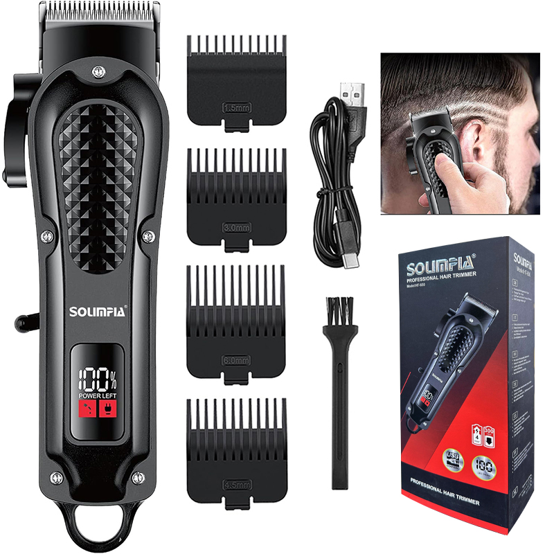 Electric hair clipper, household men's oil head engraving electric clipper, hair salon razor, USB rechargeable electric clipper